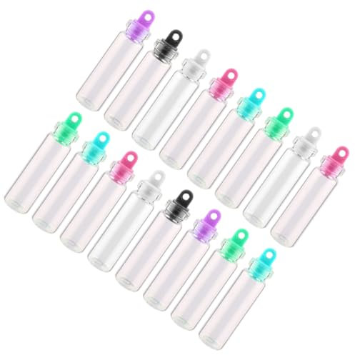 PartyKindom 50 Stück edelstein schmucksteine the gems fläschchen parfüm flasche gemuse genschenkideen mini glasvasen geschenkeidee parfümflasche Geschenkideen Lanugo Flasche wünschen Flaschen