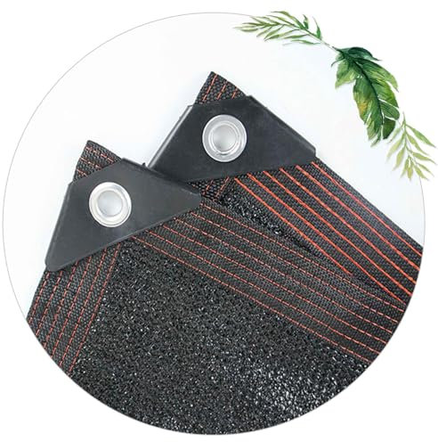 Schattiernetz 2x2m 2x3m 3x4m 5x5m,Sonnensegel Quadratisch,Uv-Beständiges Schattenspendentuch,Mit ösen,Für Gazebo Gewächshaus Pflanze Pergola Terrasse Carport Outdoor Block,Black-2.5x2m/8.2x6.6ft