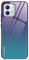 ILING Funda para Motorola Moto G84 5G, Ultra Delgado Elegante Degradado de Color Dura Vidrio Templado Carcasa, Suave Silicona TPU Bumper Antigolpes Cubierta (Azul Morado)