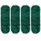 YINVA Chenille Wolle zum Häkeln 400g(4pcs×100g) Chenille Wolle Flauschige Wolle Velvet Weiche Plüschwolle Häkelwolle für Anfänger Dicke Wolle Zum Stricken-Weihnachts Grün