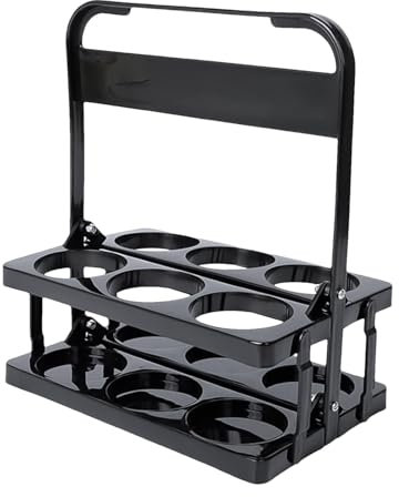 Lnhgh Panier à bouteilles pliable avec poignée, porte-bouteille de sport, panier à boissons, panier de transport, porte-bouteille d'eau, porte-bouteille, panier à bière pour bar, pique-nique, fête en