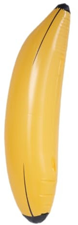 TOBBOMEY Große Aufblasbare Banane Langes Wasserspielzeug Für Poolpartys Bunte Dekoration Für Junggesellenabschiede Und Fotorequisiten Material Leicht Und Langlebig