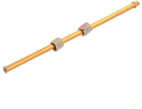 Tubo de escape del compresor de aire, reemplazo del tubo de escape de cobre del compresor de aire de 200 mm, con diseño estándar de la rosca G1/8 de la tuerca hexagonal, para la conexión del compresor