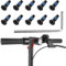 Vis pour Scooter Électrique, Vis de Remplacement pour Scooter, Vis pour Trottinette, 10PCS avec 1 Clés Hexagonales Noir Vis de Tête de Scooter pour Xiaomi M365/Ninebot G30 F30/F Series