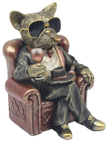 Lesser & Pavey Frenchie Decor Figurine | Charming Dog Design, Detailed Finish, Freestanding Accent, Shelf Display, Ideal for Home and Office Decor, Gift Ready