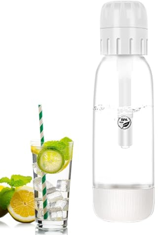 Yaztauho Sprudelwasser-Gerät, Sprudelgerät Für Sodawasser, Einstellbare Kohlensäure Getränkevorrichtung Mit Aromen Für Haushalt Outdoor Reisen Partys