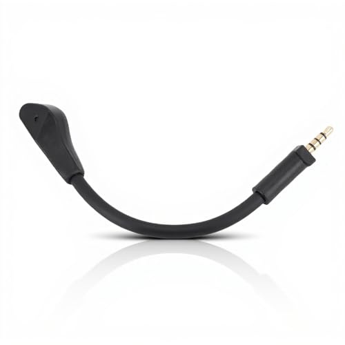 XUMIUZIY Mikrofon Ersatz für ROG Delta S Gaming Headset, Rauschunterdrückung, Abnehmbares 3,5 mm Game Mikrofon, Flexibel und Biegbar für die von Podcasts