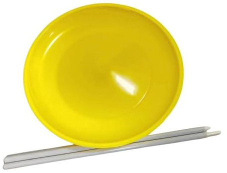 BEALIFE Modischer rotierender Jonglierteller mit Stöcken, zuverlässige Leistungs Requisiten, robust, praktisch, einfache Möglichkeit, Zirkusfähigkeiten zu meistern, rotierender Teller, Bühnenakrobatik