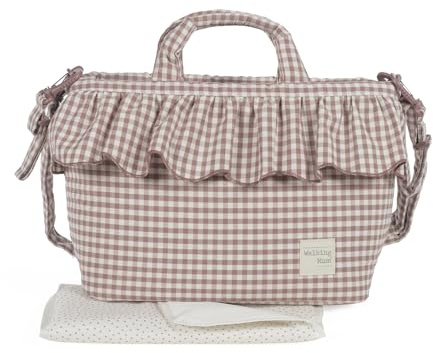 Walking Mum Bolso canastilla Praliné (Vichy Moka)