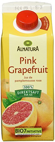 Alnatura Bio Pink-Grapefruitsaft, 6er Pack (6 x 750 ml)