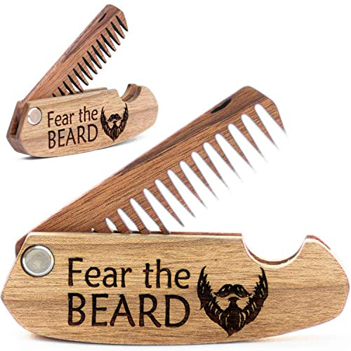 Beard Comb Gifts for Him (Fear The Beard)
