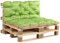 HOMECALL Wendekissen für Gartenpalette mit Rückenlehne, ca. 120 x 140 x 12 cm, mehrfarbig