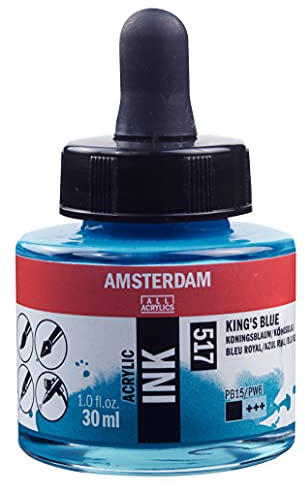 Amsterdam 17205170 Acryl-Tintenpatronen, Blau, Kings Blue, Einheitsgröße