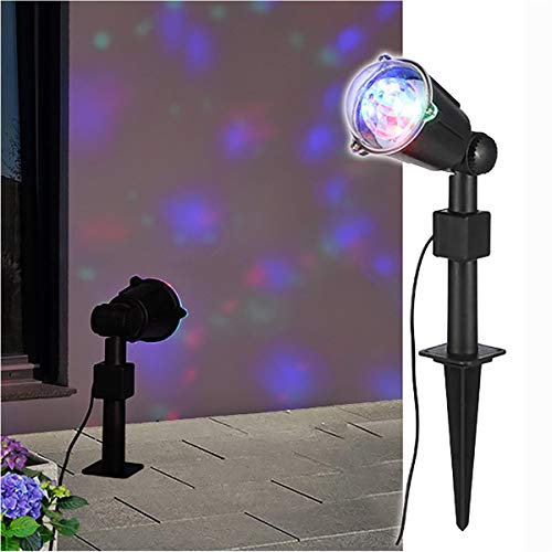 Haushalt International LED Party Strahler rotierend rot grün blau 220V Lichteffekte Effektstrahler