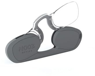 Nooz Optics Unisex ärmellose Lesebrille - Schlanke & leichte lesebrille für Damen & Herren mit kompaktem Etui - Erhältlich in verschiedenen Dioptrienstärken & Farben, Rechteckig