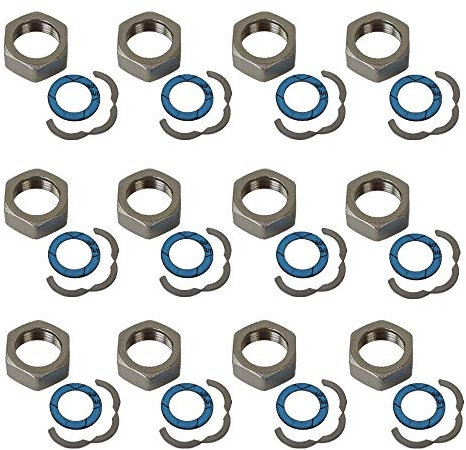12 Stück Anschluss Set DN25-1 1/4'' für Edelstahl Wellrohr 3tlg. Verschraubung Solarrohr Solarleitung Fitting Montage
