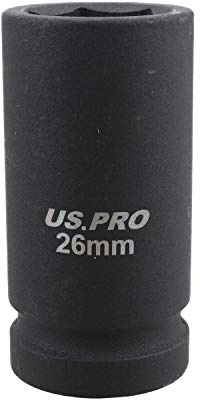 AB Tools 26mm Deep Impact Socket 3/4 Drive Single Hex 6 Point Chrome Vanadium Steel
