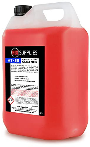 HLS Supplies 5L AT-55 Awning & Tent Cleaner - Perfect for Parasol, Gazebo and Outdoor Fabric