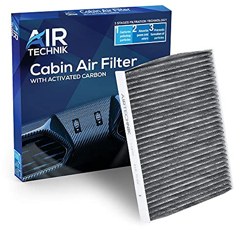 AirTechnik CF11670 Cabin Air Filter w/Activated Carbon | Fits Ford Ecosport 2018-2022, Fiesta 2011-2019