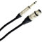 Plugger Elite Câble micro asymétrique XLR femelle/Jack mâle TS 6,35mm. Longueur 15m. Connecteurs Neutrik. Ampli, basse, guitare, haut-parleur, appareil DJ, synthé, carte son et autres. Qualité Pro