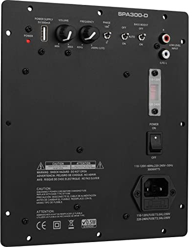 Dayton Audio SPA300-D 300 Watt Class-D Subwoofer Plate Amplifier