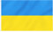 TRIXES Ukraine Flagge - Große 1,5 x 0,9 m Flaggen mit Messingösen - Innen- und Außenbereich zum Aufhängen am Fahnenmast