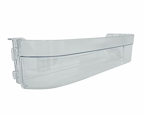 Balconcino Mensola Bottiglie per Frigoriferi Adatto per Smeg, Dimensioni 430x100x90 (mm) Trasparente, 760391857, per Modelli CR312A FR232A CR3212AP FR232ASX CR312APSX1