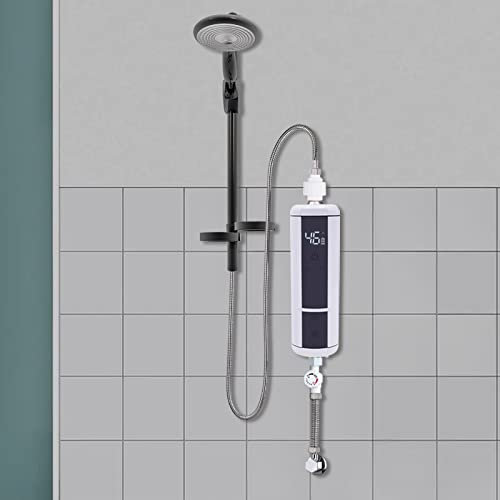 Scaldacqua istantanea da 3500 W, scaldabagno istantaneo, senza serbatoio per bagno, cucina, bollitore elettrico IPx4