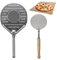 Pale Per Pizza Forata Tonda- Pale Made In Italy - Palino Con Manico in Faggio- con la Pala Tonda Puoi Dare un Senso Tondo alla Tua Pizza -Ottime Per Crostate, Pane e Focaccie
