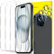 GiiYoon 2+3 Pack Screen Protector for iPhone 15 Plus, 3 Tempered Glass Film and 2 Camera Lens Protectors, HD Clear