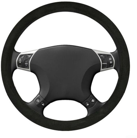 Emiif Beheizte Lenkradhülle, 12 V, passend für 36,8–38,1 cm, Auto-Lenkradschutz mit Heizung