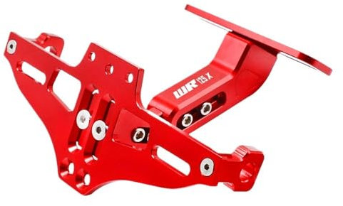 Motorrad-Kennzeichenhalter hinten Für Ya&ma&ha WR125X WR125 X WR 125X 2012 2013 2014 15 2016 Verstellbarer Motorrad-Nummernschildhalterrahmen (Color : 3)