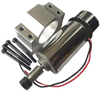 Kits de motores de husillo CNC Aire enfriado 30 0W DC 12-48V Motor de husillo ER11 Recoja + 52 mm de accesorio de soporte de soporte for PCB CNC Mahín para fresadora de grabado enrutador CNC