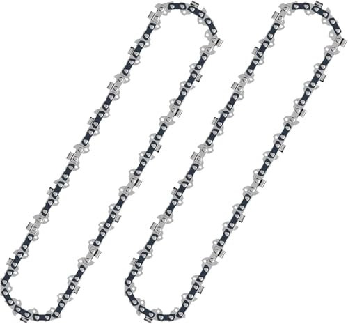 APROTII 2PCS 8 Pollici Mini Catena di Ricambio per Motosega, Catene per Motosega Elettrica Portatile a Batteria, Catene per Motosega in Acciaio al Carbonio per Cesoie da Potatura