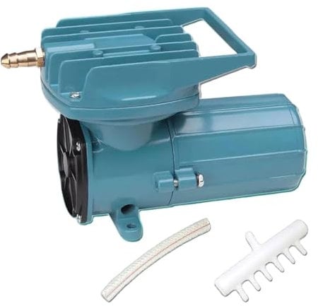 MagiDeal Aquarium Air Pump DC 12V Metal Pond Aerator,Multipurpose Portable, Tool, Tank Air Pump Pond Air Pump for, 12V 35W, 185x95x118mm