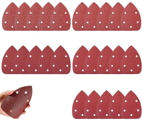 30 PCS Sandpaper for Electric Sander, Mouse Sander Pads, Sander, Electric Sander, Sanding Pads, Mouse Sander For Electric Sander, Sanding Polishing Random Orbital Sander, Palm Sanding Machine