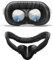 Compatible with Quest 2 Face Pad Replacement, VR Face Interface Bracket with Light Blocking Nose, VR PU Leather Face Pad Protective for Meta Quest 2, Sweat-Proof Face Cover Cushion VR Accessories