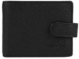 BEMON Porte Cartes pour Homme en Cuir, 8 x 10.5 x 2.5 cm, Protection RFID