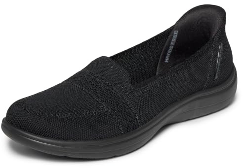 Skechers Women's On-The-go Flex Radiant Hands Free Slip-ins Loafe Loafer, Black, 5 UK