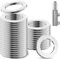 Arandelas de Acero Inoxidable 8mm x 12mm x 1.5mm 30Pcs Arandela Plana Arandelas para Bisagras de 1,5mm de Grosor (M8)