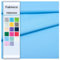 Fabreco - 100% Premium Baumwollstoff Meterware Uni 2 M x 160 cm | 220 g/lfm – Weich, langlebig & hautfreundlich | Stoffe Zum Nähen & Dekoration | Fabric | blau