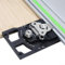 Track Saw Square Guide Rail Clamp, Adjustable Angle Track Saw Square, Cuts -60°to 60°Guide Rail Ruler, for Accurate Miter Cuts