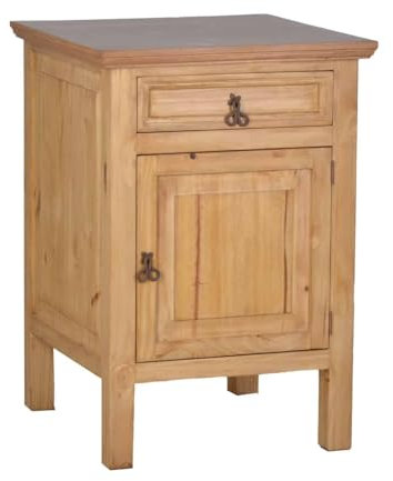 MiaMöbel Küchenmodul Mexico Möbel 63x91x65 cm Landhausstil Massivholz Pinie Honig