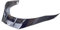 Motociclo Visiera for casco, spoiler posteriore for casco PI-STA for AGV PI-STA GPR/GP/Corsa/Corsa R Spoiler posteriore di ricambio for casco da moto (trasparente)(Schwarz)