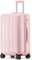 Gumidor Koffer Handgepäck Reisekoffer Bordkoffer Hartschalen in Polycarbonat · Koffer Trolley Rollkoffer Teleskopgriff, TSA, 4 Rollen(Rosa,S)