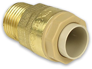 Messing Steckfitting für Kupferrohr Übergang mit Außengewinde [12mm -1/2'']