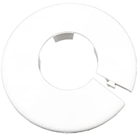 Talon - Click in Pipe Collar - White - 28mm - Pack of 10 - Clicks Into Place - for Home Improvement, Plumbing, Pipe Installation