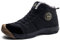 Axcone Stivali Uomo Donna Invernali Impermeabili Trekking Outdoor Caldo Cotone Scarpe Piatto Caviglia Stivaletti Neve - Nero 42EU