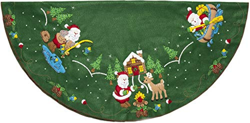 Bucilla Felt Tree Skirt Lodge