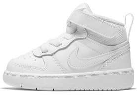 Nike Unisex Kinder Court Borough Mid 2 (TDV) Sneaker, Weiß